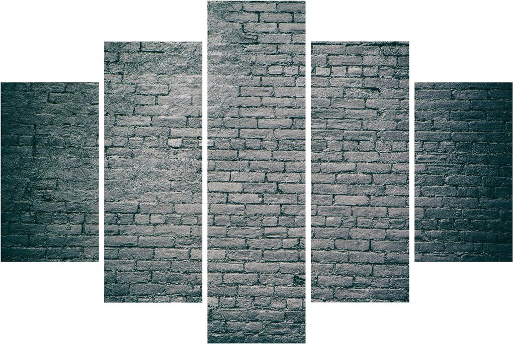 Tabloul cu perete din cărămidă (150x105 cm)
