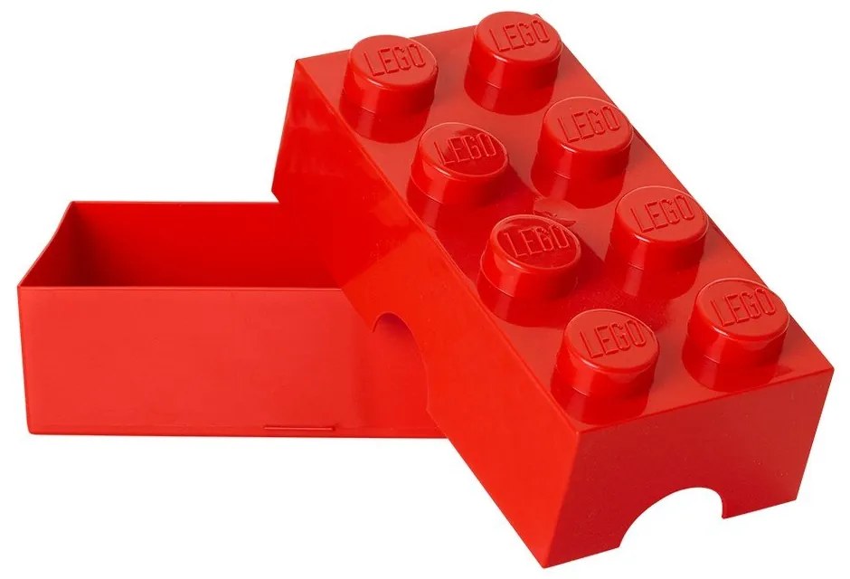 Cutie de depozitare pentru copii roșie din plastic 20x10x7 cm – LEGO®