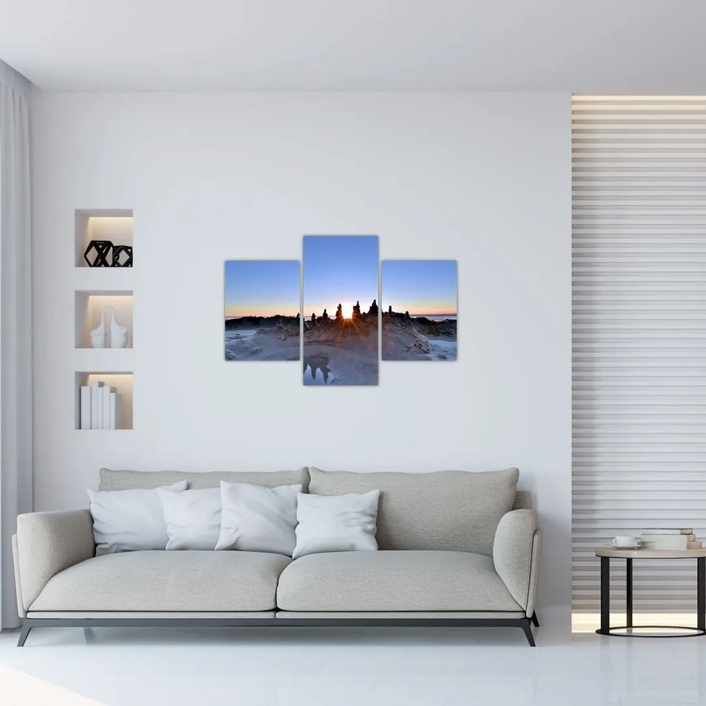 Tablou cu scenerie de nisip (90x60 cm)