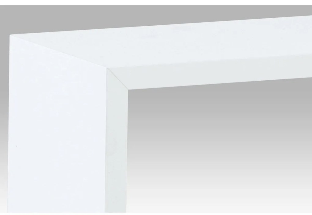 Set etajere de perete P-008, alb mat, 3 buc.