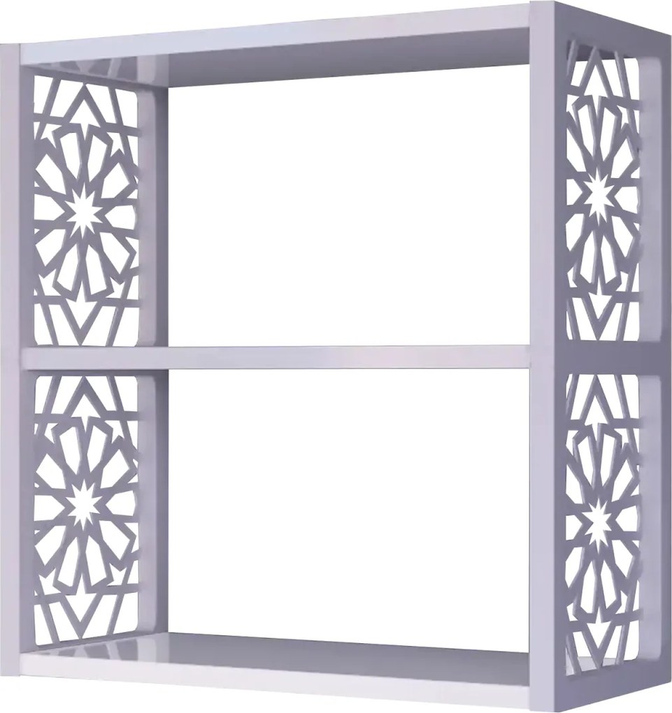 Raft de perete din PAL/PPE, Lulu Homs, alb, 50 x 45 x 20 cm