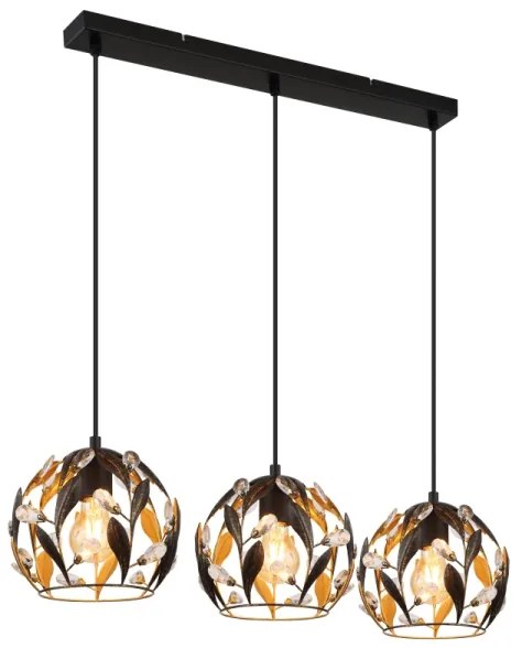 Globo 15759-3H - Pendul suspendat pe cablu MIKA 3xE27/40W/230V