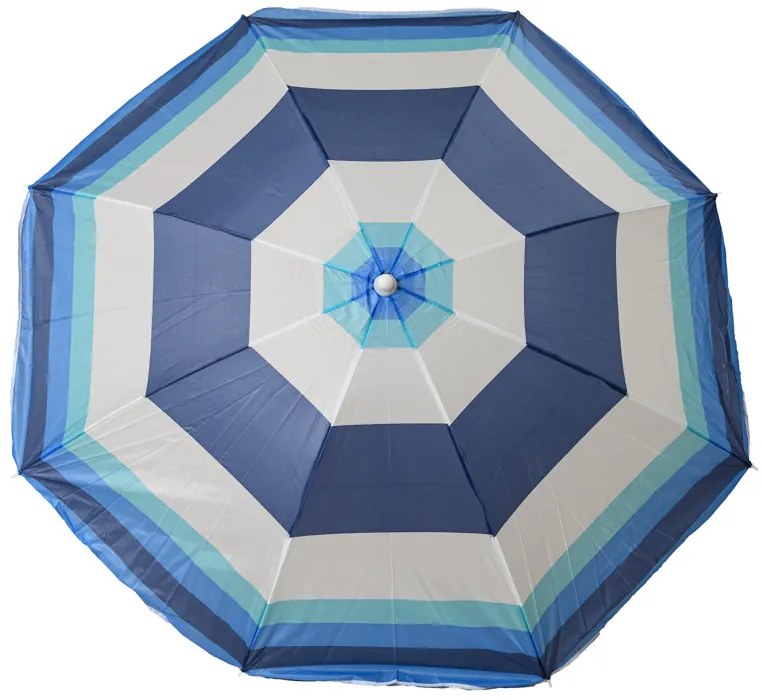 Umbrela de soare BLUE STRIPES 180 cm, albastru