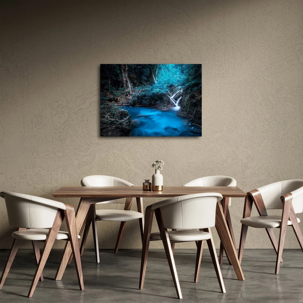 Tablou - Noaptea magică în pădurea tropicală (70x50 cm)