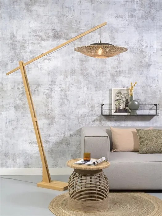 Lampadar din bambus KALIMANTAN orizontal L natur, 60cm