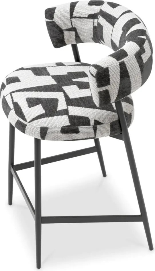 Scaun bar design LUX Counter Stool Folsom, Brooklyn black