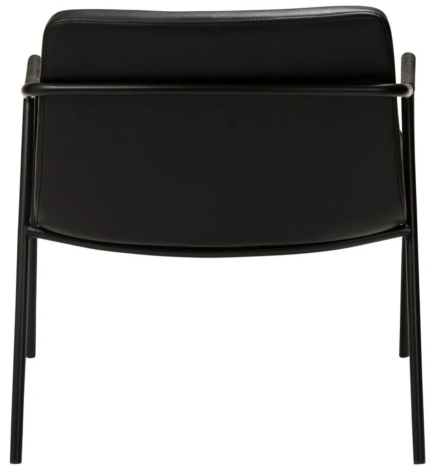 Fotoliu din piele artificială DAN-FORM Denmark Boto, negru