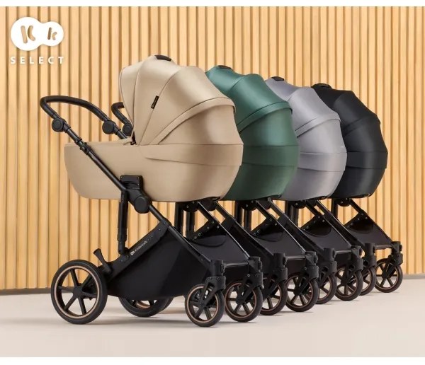 Cărucior de copii combinat 2 în 1 KINDERKRAFT PRIME 2 gri