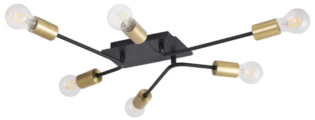 Rabalux 2103 - Lustră aplicată LANNY 6xE27/15W/230V