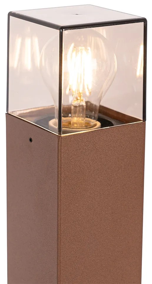 Lampă de podea industrială pentru exterior maro ruginit 50 cm IP44 - Denmark