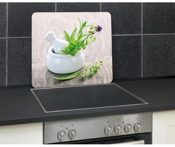 WENKO 2712940500 - Placă de acoperire pentru alimente 56 x 50 cm, multicoloră/transparentă