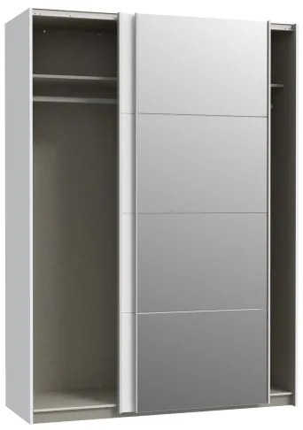 Dulap cu oglindă KARO, 150 x 210 cm, alb