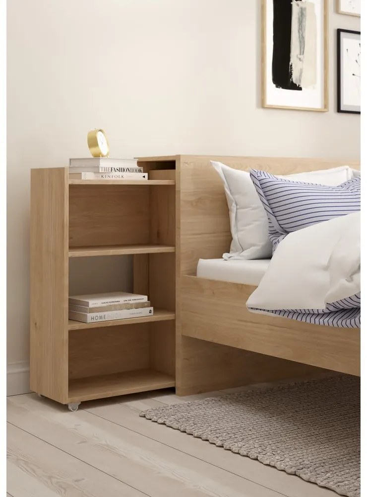 Tăblie de pat în culoare naturală 165x80 cm Naia – Tvilum