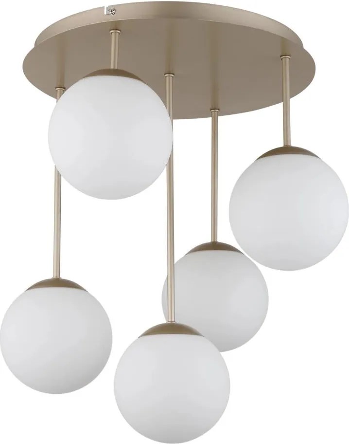 Globo 47441-5CH - Lustru aplicat HARMON 5xE14/25W/230V alamă
