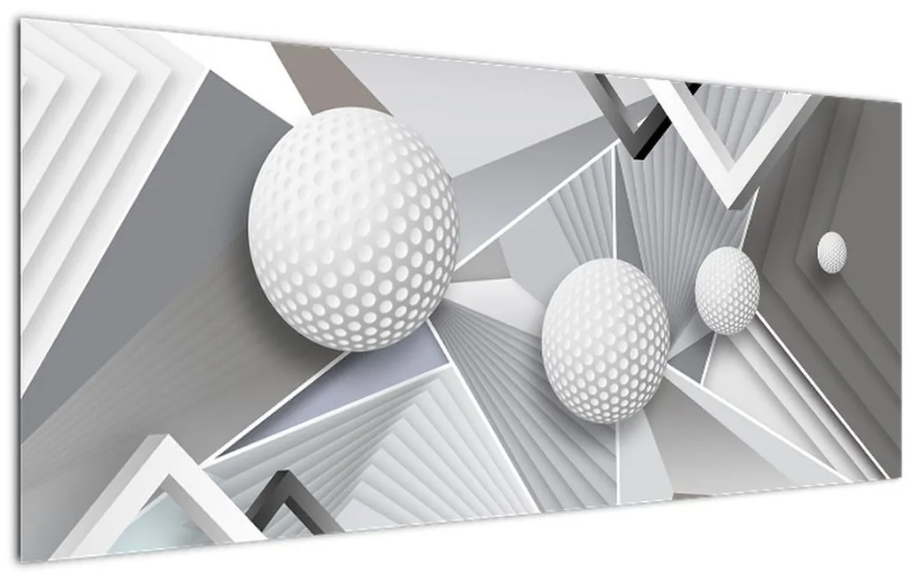 Tablou geometric abstract (120x50 cm)