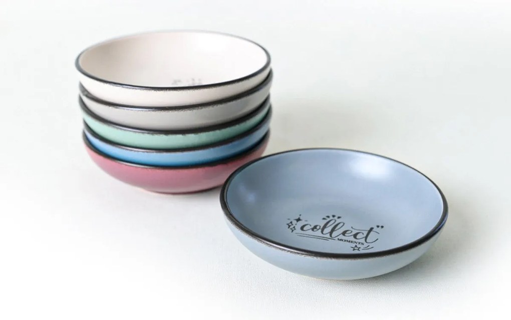 Set 6 boluri X00017459, multicolor, ceramica, 13 cm