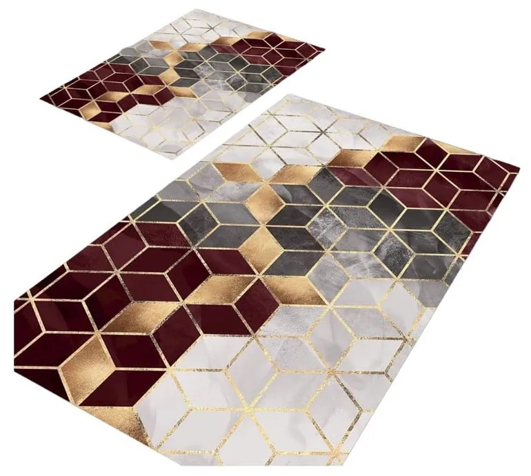 Covorașe de baie în set de 2 buc. Optic2 - Mila Home