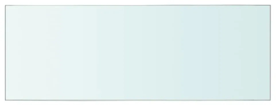 243812 vidaXL Raft din sticlă transparentă, 40 x 12 cm