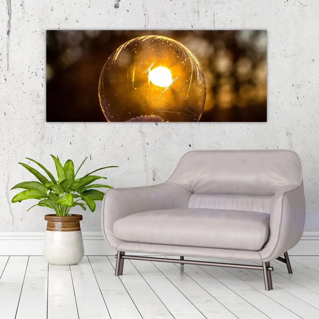 Tablou - Bulă transparentă (120x50 cm)