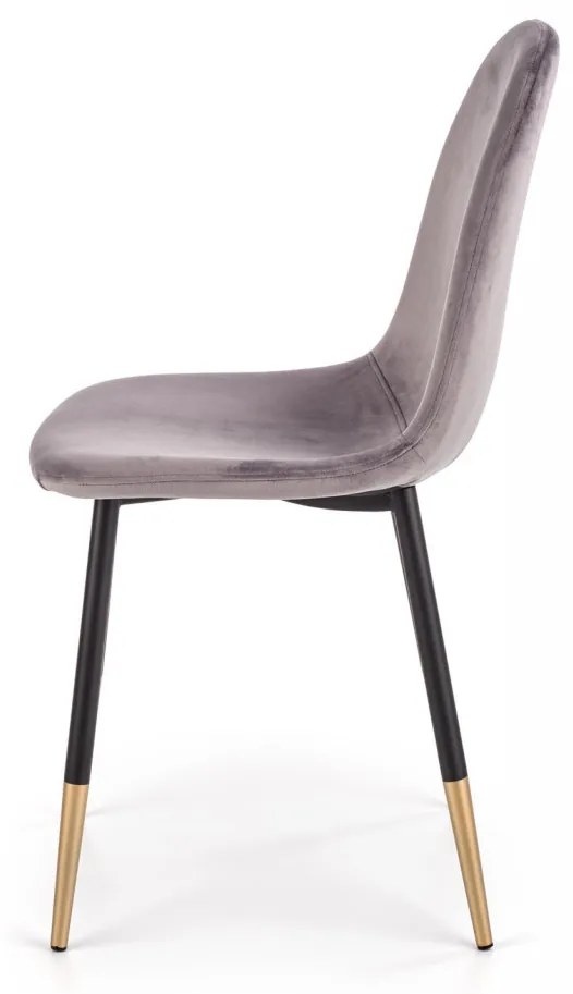 Scaun K379 velvet gri