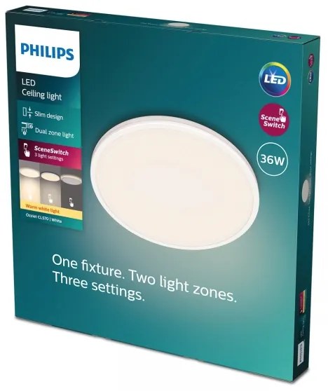 Plafonieră LED dimabilă OZZIET SCENE SWITCH LED/36W/230V 2700K Philips