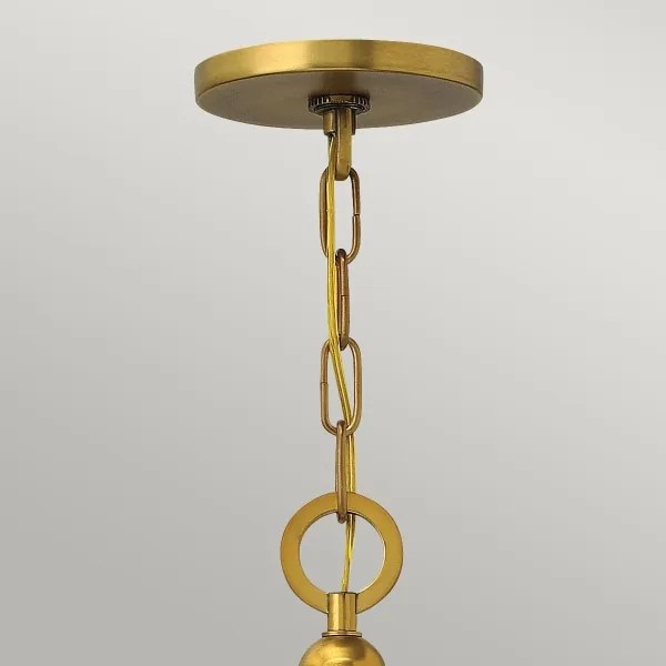 Lustră pe lanț ZELDA 3xE27/60W/230V alamă Hinkley