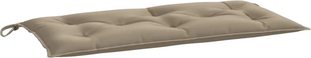 vidaXL Pernă bancă de grădină, gri taupe, 110x50x7 cm, material oxford