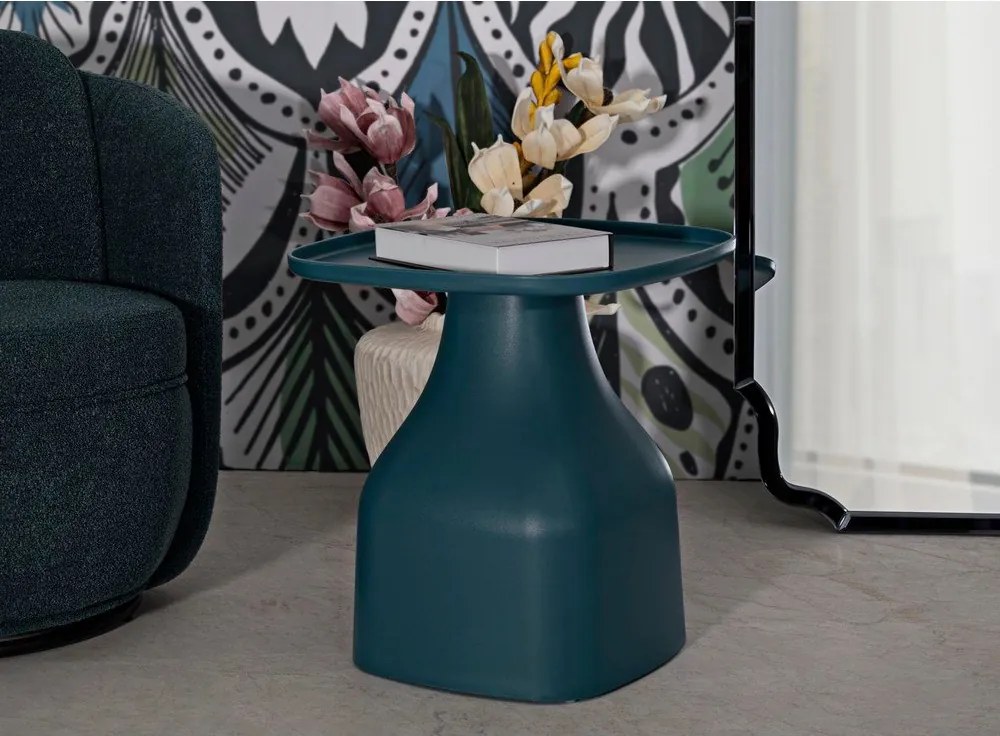 Măsuță auxiliară rotundă din plastic ø 48 cm Gea – Mauro Ferretti