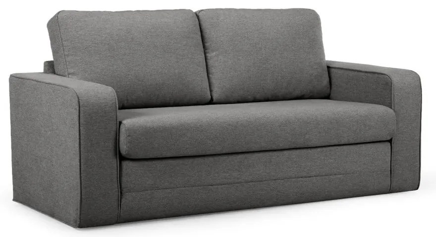 Canapea gri extensibilă 160 cm Come – Bobochic Paris