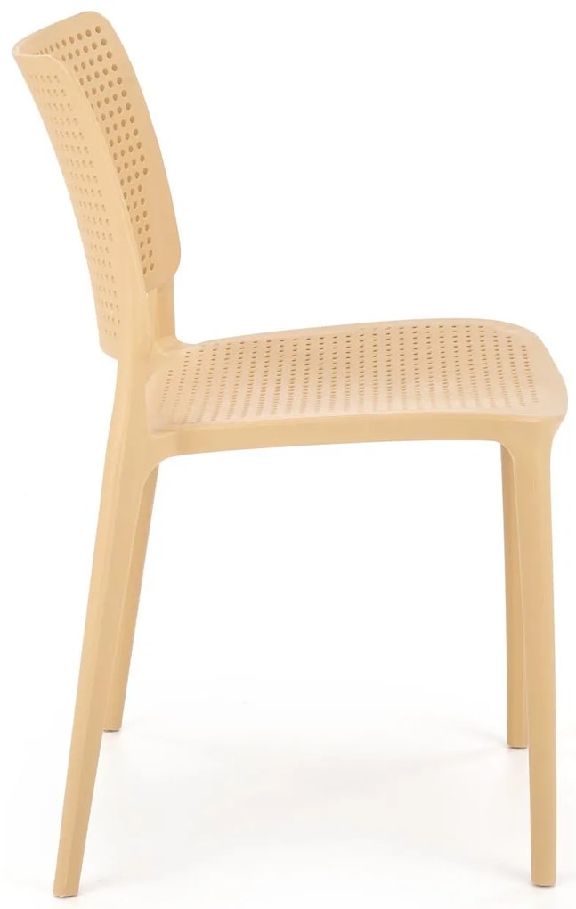 Scaun din plastic portocaliu K514