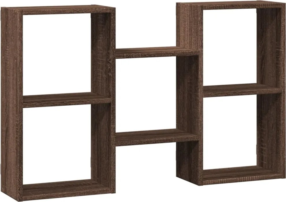 vidaXL Raft de perete, stejar maro, 96x18x60 cm, lemn compozit