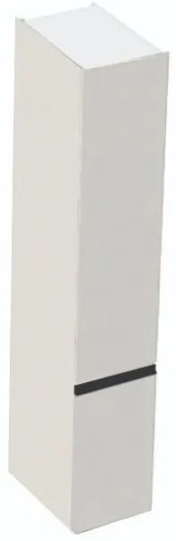Dulap suspendat baie 30x47x160 cm Kolpa San Harmony, cu usa reversibila si sertar, gri deschis