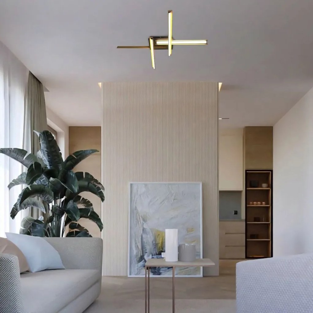 Lustra LED aplicata design modern Remiel