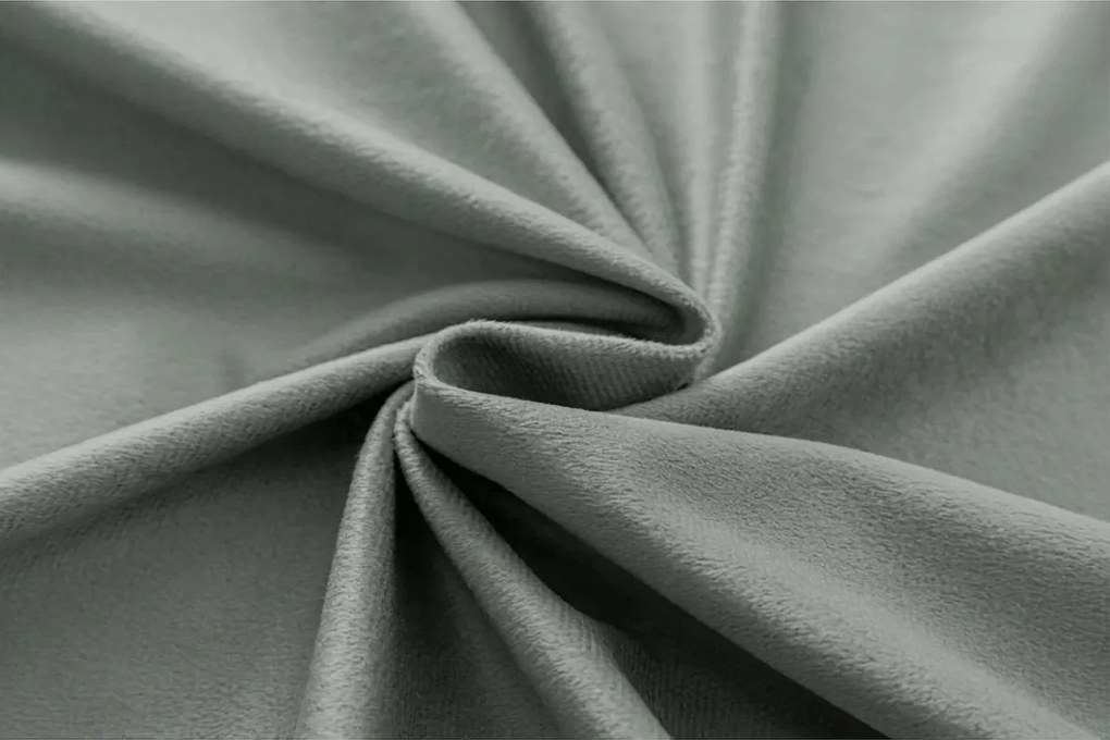 Draperie opaca DREAM VELVET 140x250 cm, gri Agatat: Inele metalice