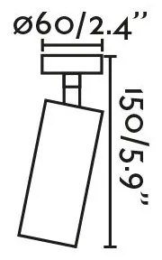 Spot LED aplicat tavan directonabil STAN 3000K alb