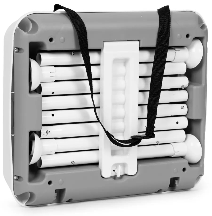 Scaun înalt pliabil 3 în 1 gri