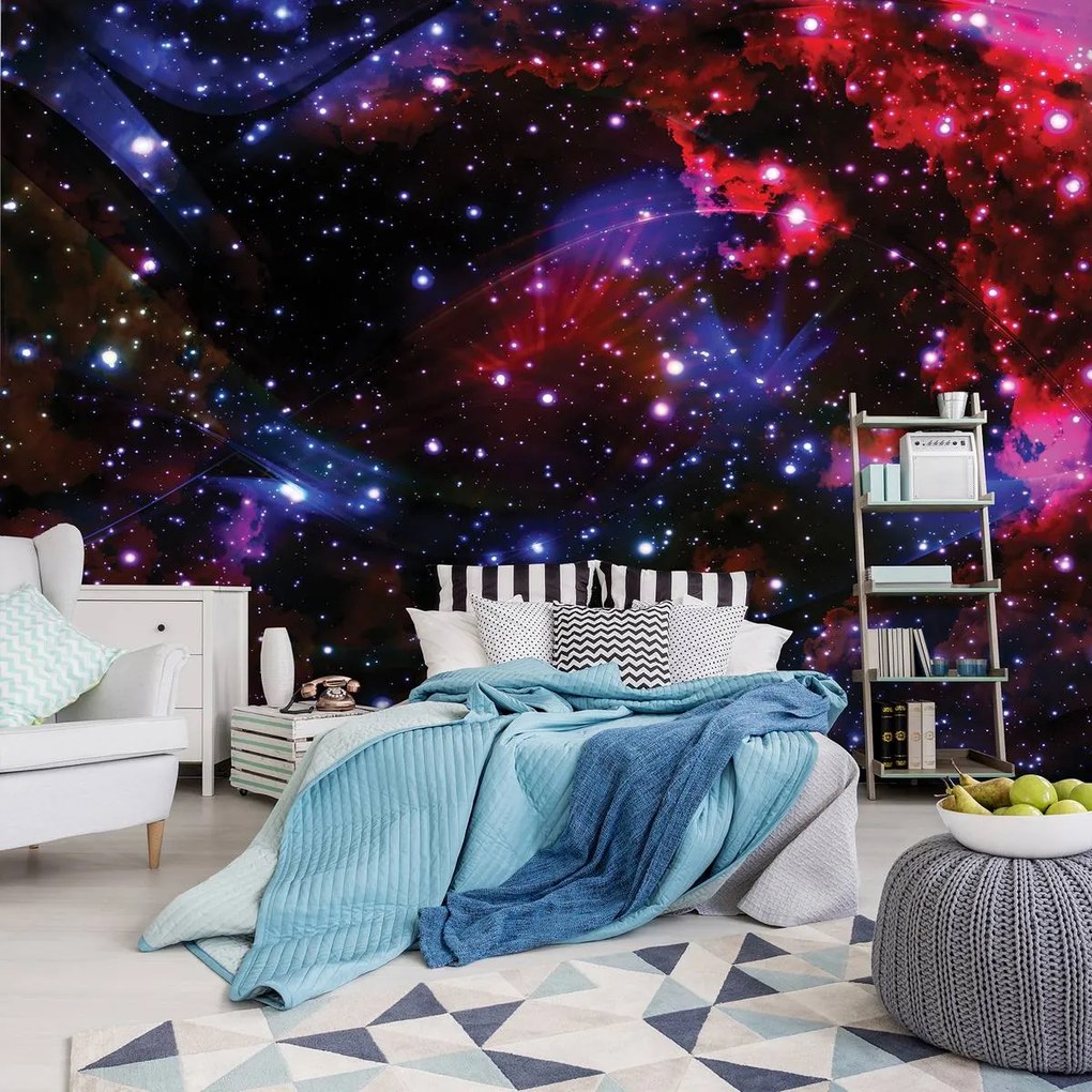 Fototapet - Cosmos colorat (254x184 cm)