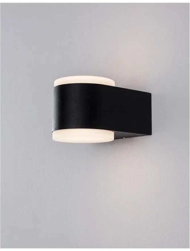 Aplica LED moderna de exterior cu iluminat ambiental Up/ Down IP54 NUS II