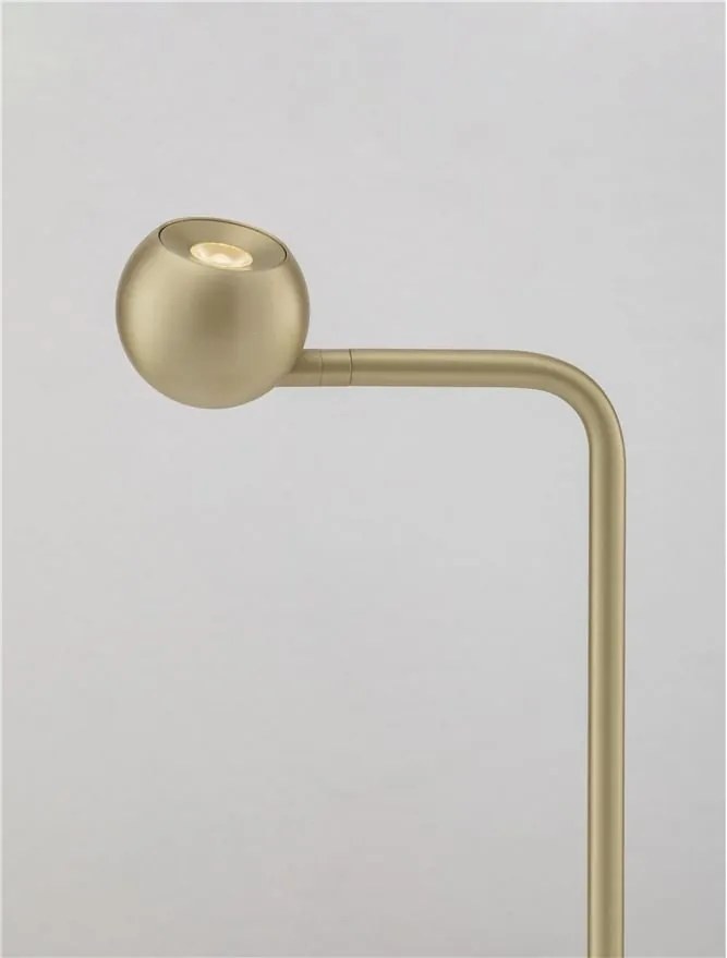Lampa de masa cu spot LED SFERA aurie