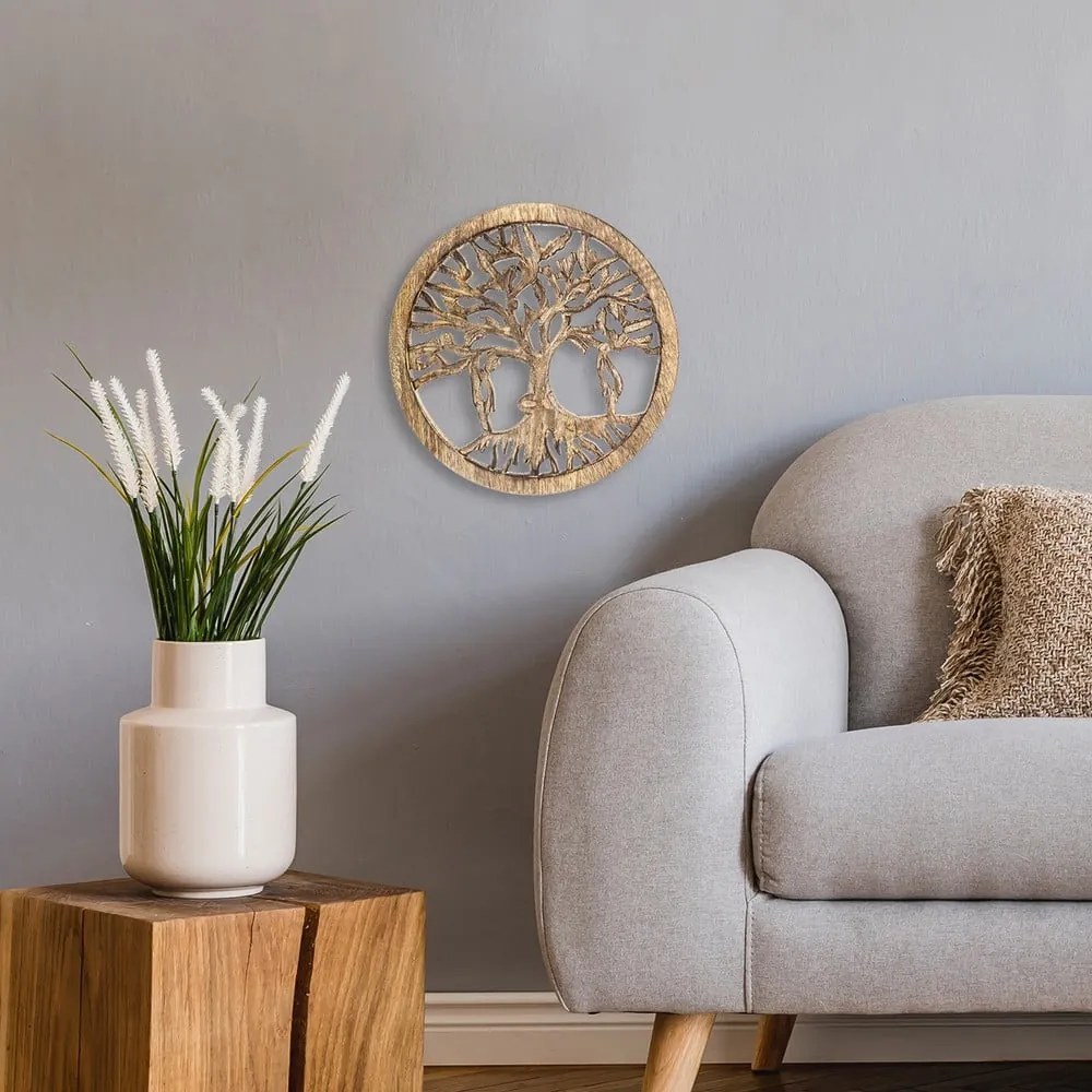 Decorațiune de perete din lemn Mango – Orion