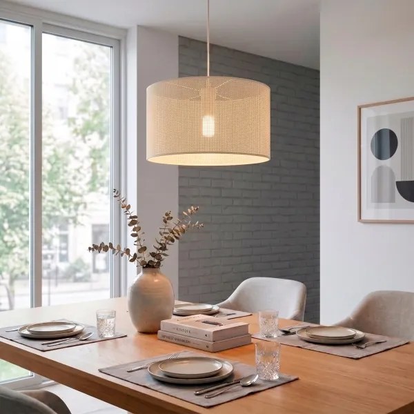BRILAGI - Lustră pe cablu SIRIJA MODERN 1xE27/60W/230V Ø 35 cm crem