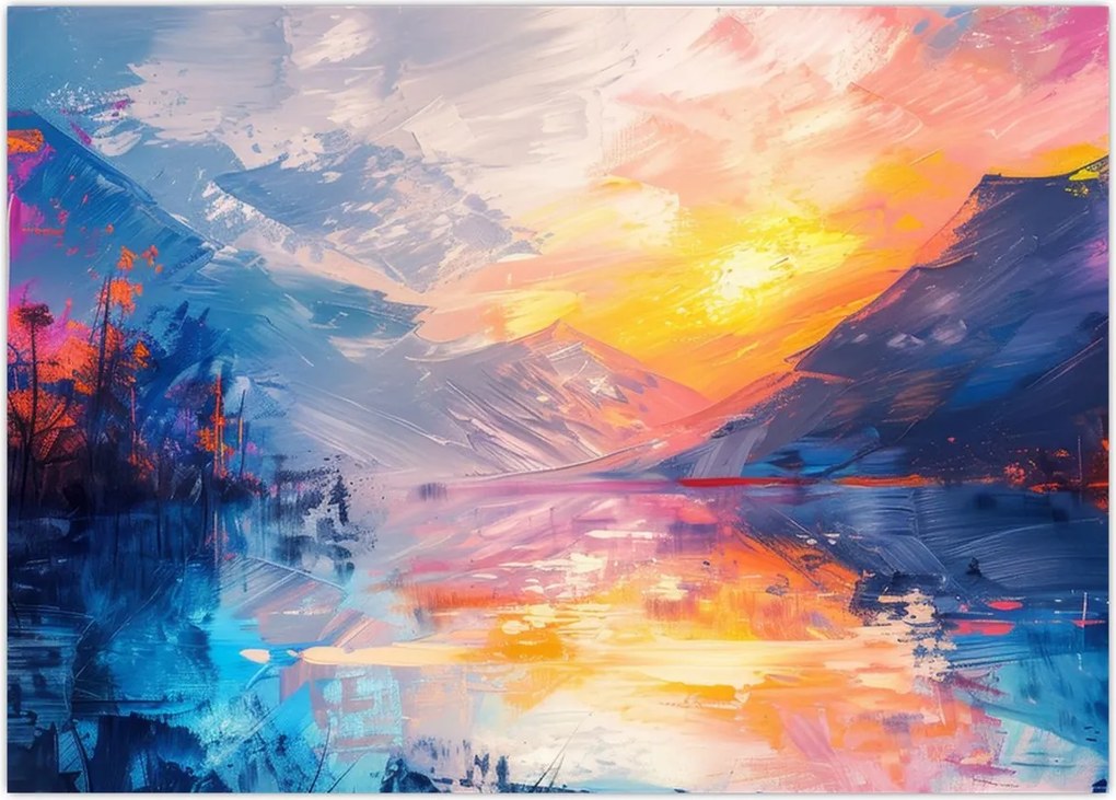 Tablou - Pictura peisajului (70x50 cm)