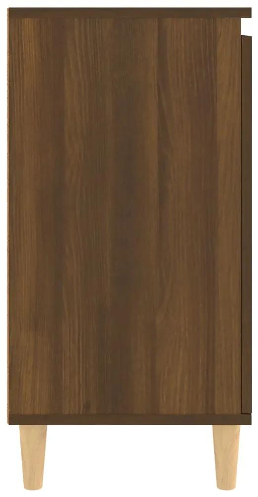 Servanta, stejar maro, 60x35x70 cm, lemn prelucrat 1, Stejar brun