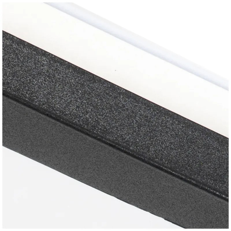 Plafoniera neagra 30 cm cu LED inclus cu dimmer cu 3 trepte IP44 - Steve