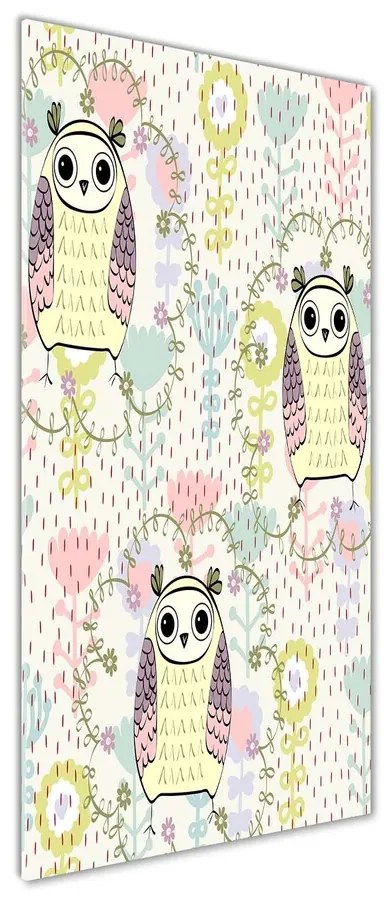 Tablou din Sticlă Owls