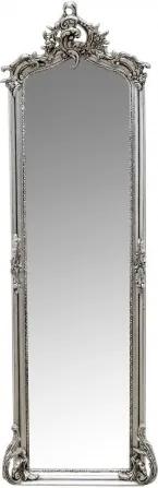 Oglinda dreptunghiulara argintie cu rama din lemn 54x172 cm Baroque Versmissen