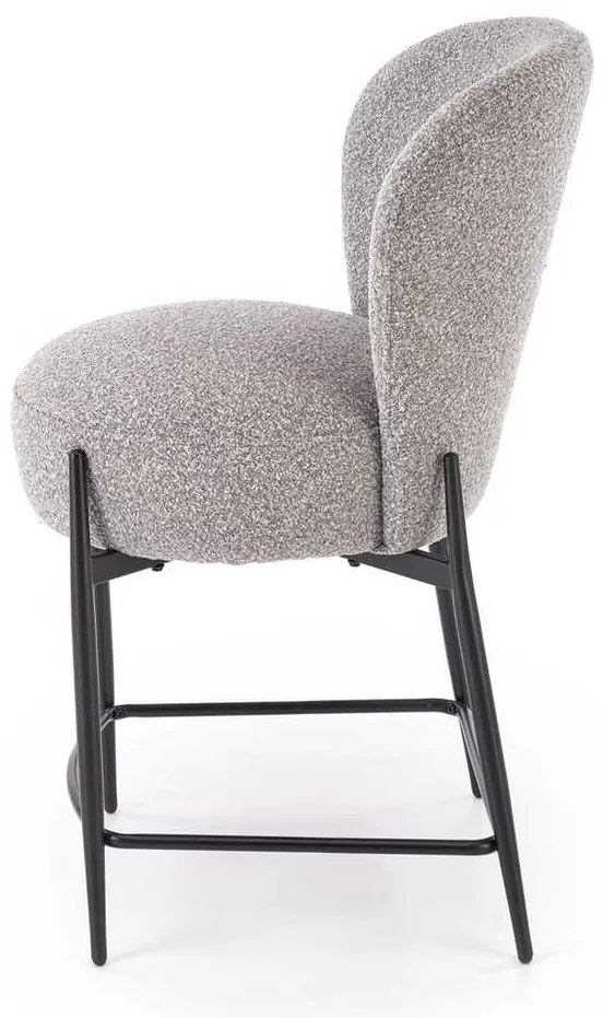 Scaun de bar Ainara, gri