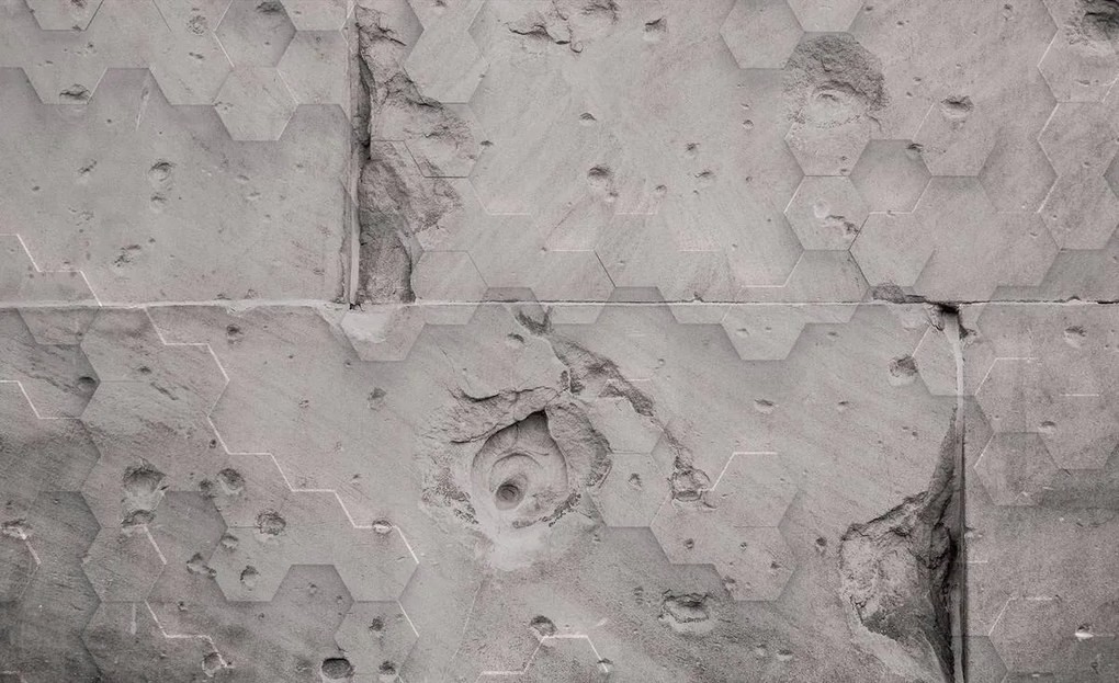Fototapet - Hexagon (254x184 cm)