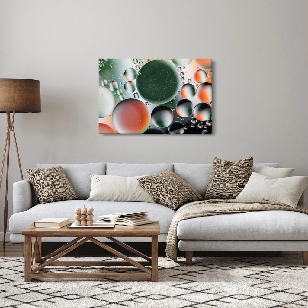 Tablou abstract - buline (90x60 cm)