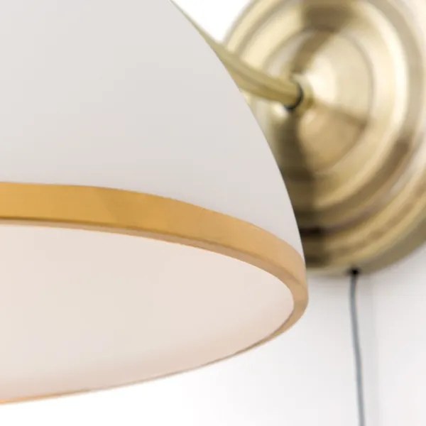 Lampă de perete Orion WA 2-1371/1 OLD LAMP 1xE27/40W/230V alb/bronz